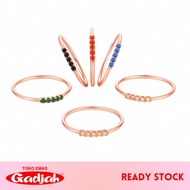 Birthstone Gold Ring - Cute Birthstone Ring - Gadjah Gold Shop