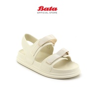 FLOATZ by BATA Tilly Women Ivory /Black Sandals & 5101057/5106057 Selipar Perempuan