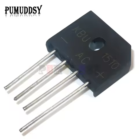 5PCS 2A 3A 4A 6A 8A 10A 15A 600V 800V 1000V Diode Bridge Rectifier KBP206 210 310 KBL406 410 608 610