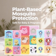 Mosquito Repellent Sticker Plant Essential Oil Safe for Baby & Kids 6H Protection