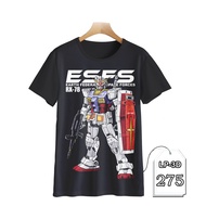 เสื้อยืดโอเวอร์ไซส์Gundam หุ่นยนต์กันดั้มทีวีซีรีส์สําหรับเด็กและผู้ใหญ่ LP3D-275 S-5XL