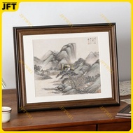 Black Walnut Color Photo Frame Wall-Mounted 16-Inch Mounting Custom 8K Poster Puzzle Frame