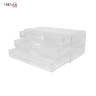 FR-K105 Kotak Penyimpanan Tempat Masker Akrilik Organizer Box / Kotak Serbaguna Rak Bening Kotak