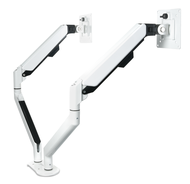 [ประกัน 1 ปี]  Bewell แขนจับจอพรีเมียมแบบคู่ ลดอาการปวดคอ หมุนได้ 360° แข็งแรง ติดตั้งง่าย รับน้ำหนั