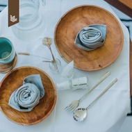 IndoLinen - Napkin 50x50cm Damask Dinner Napkin/