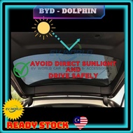 【B132 READY STOCK】BYD Dolphin Strong Magnetic Sunshade Thickness Custom Fit Sunshade (2023-Present)