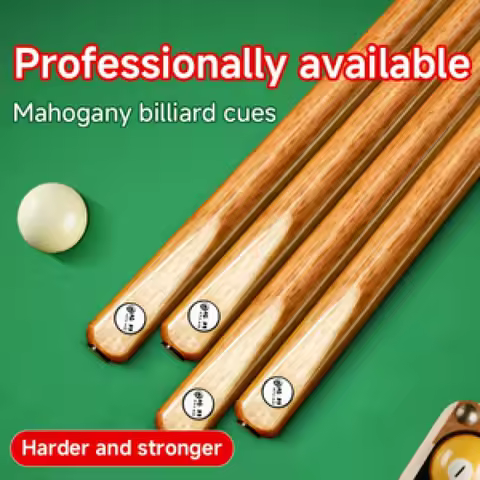 8 Ball Pool Cue Stick for Snooker with Mahogany Wood Marlas Shaft Professional Billiard Stick for Ad