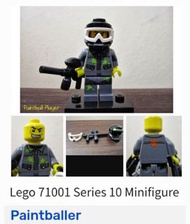 Lego 71001 minifigure Paintballer
