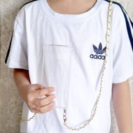 YKCS 0455 sling case realme c1 c2 C3 c11 c12 c15 c17 c20 oppo a1k strap bag chain mica acrylic