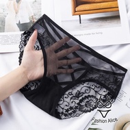 HITAM Women's sexy panties, lace Seamless women's sexy panties/lace tops/black Lace border panties,w