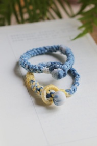 NO.8原創 & 草木染手環  布手鐲 手工編制 | 文藝自然