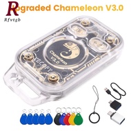 Chameleon V3.0 RFID Smart Card Emulator Smart Chip Reader+10XUID Keychain NFC Read Writer 125K 13.56
