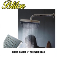 Bliton B6004 Shower Head 6" (Square)