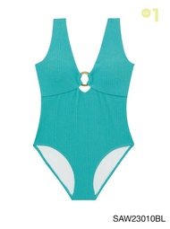 SABINA SWIM SS 24 ชุดว่ายน้ำวันพีซ Malina รหัส SAW23010 สีฟ้า