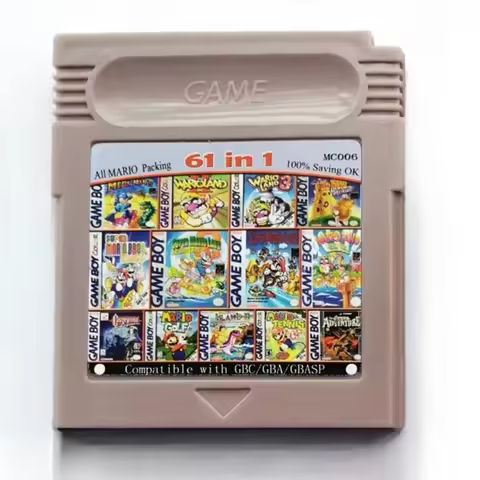 GBC Retro Game Combo Card Pokémon Series 61-in-1 108-in-1 Video Game Cassette English GBC/GBA/SP/GBM