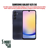 Samsung Galaxy A25 5G [256GB ROM | 8GB RAM | 6.5" FHD+ Super AMOLED | 50MP Triple Camera] 1 Year Sam