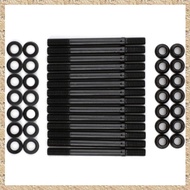 (KYSB) 201-4302 Cylinder Head Stud Kit Engine Cylinder Head Bolt for E36 325I 2.5L 6 Cyl M50 3.0L S5