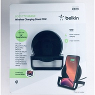 Belkin STAND Qi standard Quick Charge 3.0 Wireless Charger (round base) - Also a Phone STAND