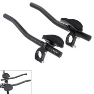 Aluminum Alloy Rest TT Handlebar Aero Bars for Triathlon Time Trial Tri Cycling Bike Rest Handlebar for Bicycle Long Distance Riding