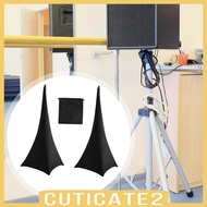 [Cuticate2] 2Pcs Speaker Stand Cover Lighting Tripod Stand Scrim for Home Event Banquets