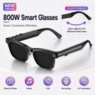 AI Voice Assistant Glasses with Camera, 8MP Translation Smart Eyewear