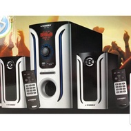 Home Theater Original Stargold SG-G7/SG-3 System 2.1 Channel (G-7 2 Mic Free)Ready Stock In Kl