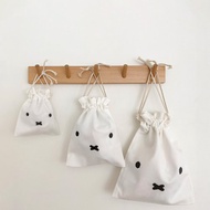 【MIFFY】米飛經典大臉束口袋-三種尺寸