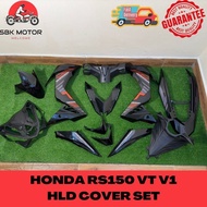 HONDA RS150 VT V1 BATMAN-40 BG+RD COVER SET ORIGINAL HLD STICKER TANAM RS150 COVER SET