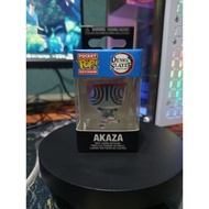 OFFICIAL FUNKO FIGURE KNY AKAZA UPPERMOON POCKET POPDemon Slayer Keychain