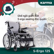 Xe Lăn Cao Cấp KARMA S-Ergo 125 Với Ghế Ngồi Thông Minh Giảm Loét Chống Trượt Cho Người Sử Dụng
