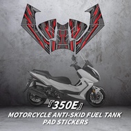 For ZONTES 350E Motorcycle Accessories Gas Tank Pad Anti Slip Decoration Decals Kits Of Bike Fuel Ta