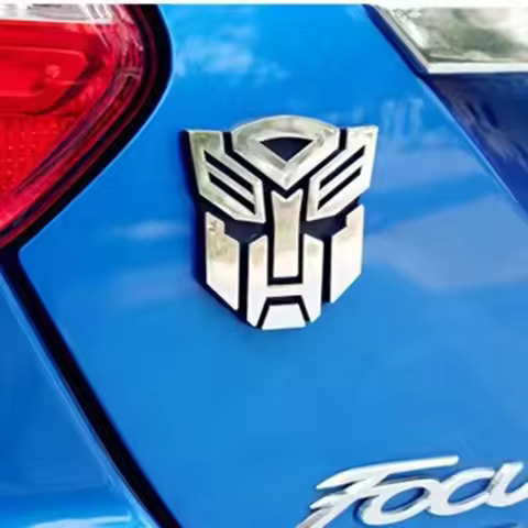 1PCS Auto 3D Sticker Transformers Badge Decepticon Badge Rear Decal Autobot Logo Car Style Motorcycl