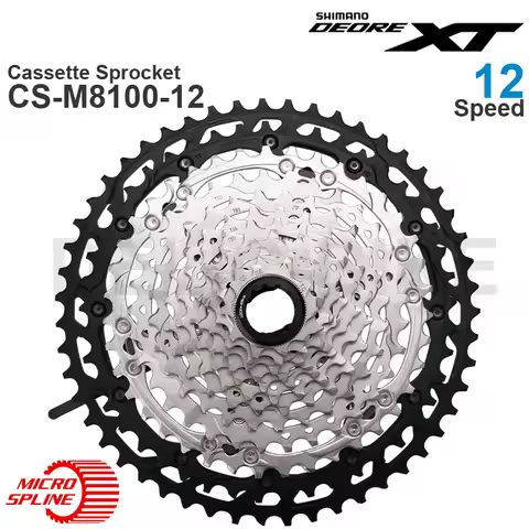 SHIMANO DEORE XT CS-M8100 Cassette Sprocket M8100 Freewheel Cogs Mountain Bike MTB 12-Speed 10-51T M