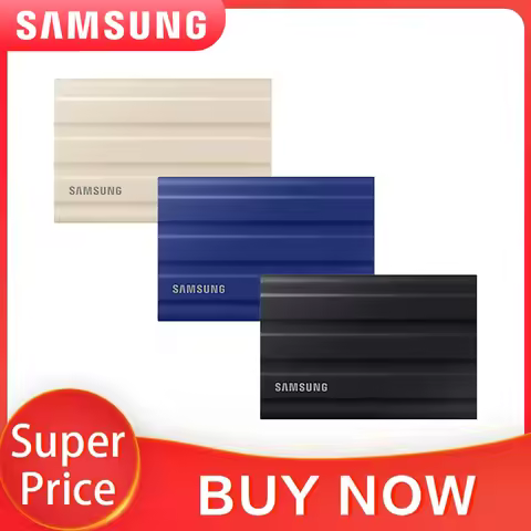 Samsung Portable SSD T7 Shield 1TB 2TB 4TB High Speed External Disk Hard Drive Solid State Disk Comp