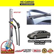 Honda Civic FD SNA (A402) 2006-2016 Aero Wiper 2PCS-(23"/28") [Free Gift}