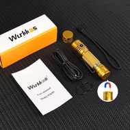 Wurkkos WK03 18650 EDC Light with Nichia 519A 5000K 1200lm 194M /USB C Rechargeable