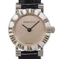Tiffany Atlas 女士腕錶 D286753 不鏽鋼 x 皮革石英模擬顯示銀色錶盤 [二手]