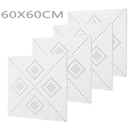 【Perf. Pro】60x60cm Acoustic Panel - Noise Reduction Soundproof Tiles for Studio/Home/Office/KTV