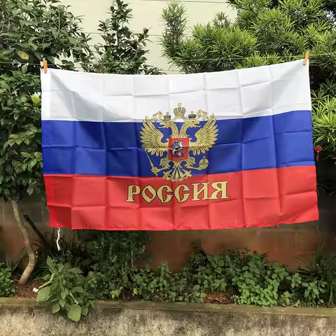 Z-ONE FLAG 3x5ft Russia's President Flag 90x150cm polyester hanging Russian Flag Indoor Outdoor Home