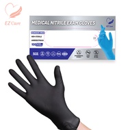 [EZ CARE ] Disposable Nitrile Gloves 100 PCS/ Powder Free glove