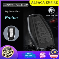 Kunci Kereta Proton X50 Premium Key Cover Aluminium Alloy Genuine Leather Key Cover for Proton X50