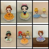 *減價*Qposket Disney Princess  display figure 迪士尼公主 下午茶系列擺設公仔