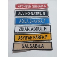 Embroidery Bet Name Custom Computer Embroidery NOVA 02 422 1.8x8.5cm Neat Stitching For Uniforms