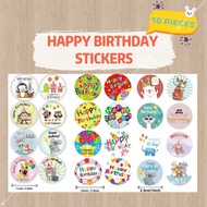 HAPPY BIRTHDAY STICKERS (50pieces)