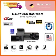 Gnet G-onx 2ch dual channel dashcam dvr car recorder made in korea 24hr 2 year warranty Adas parking