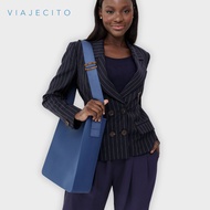 Viajecito MNL Tote - Navy Blue | Silicone Water-Proof Tote Bag for Women 100% Vegan Bag Sling bag fo