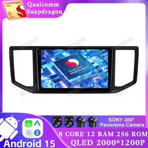 Android 15 Car Radio For VW Crafter Man Tge 2017 - 2020 Golf Mk5 Passat B5 9/10 Inch Covers Car Seat