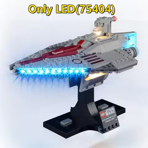 Led Lighting Kit For LEGO 75404 Acclamator-class Assault Ship building block bricks (only light no m