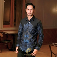 Pripoen Batik Kemeja Batik Motif Keris Hitam Batik Keris Size M L XL XXL