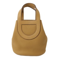 HERMES Clemence皮革In The Loop 18手挽袋Biscuit